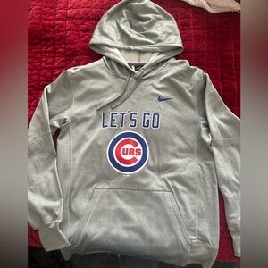 Chicago Cubs Nike Therma-Fit Gray Hoodie